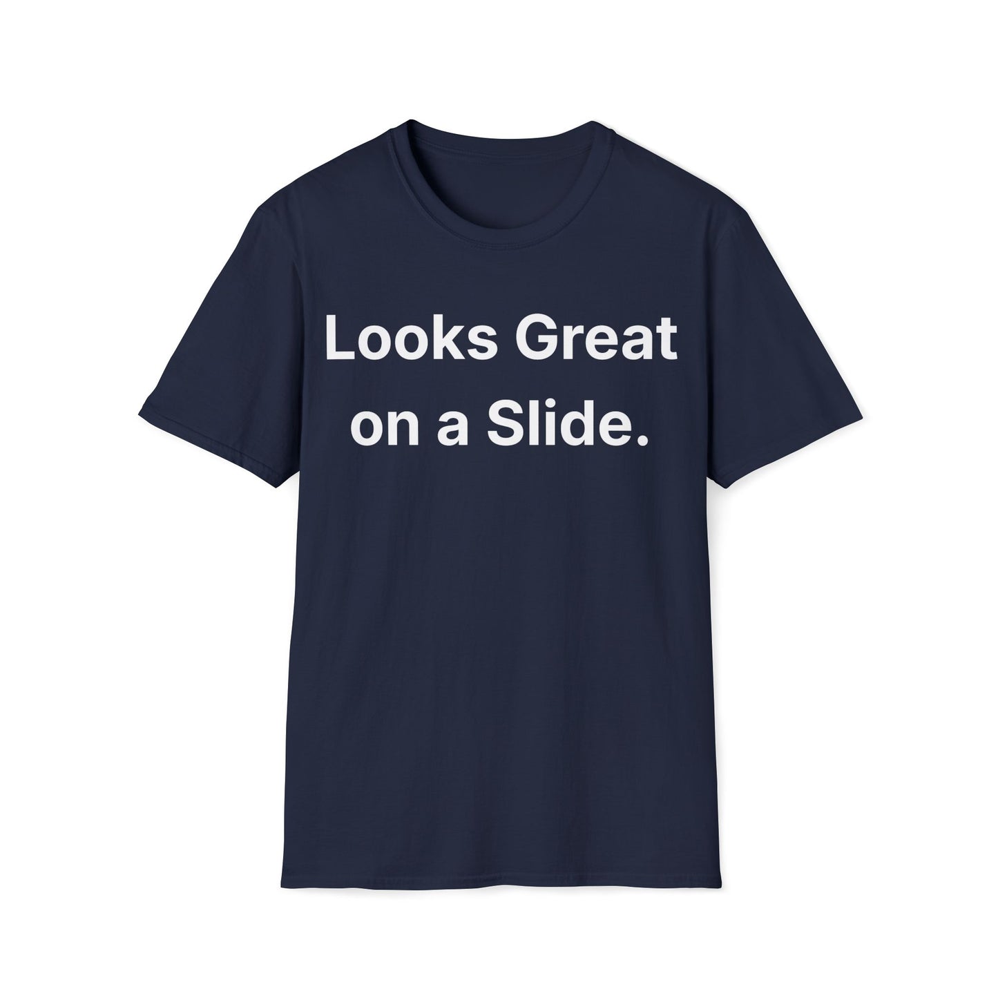 Looks Great on a Slide. Calm presentation humor