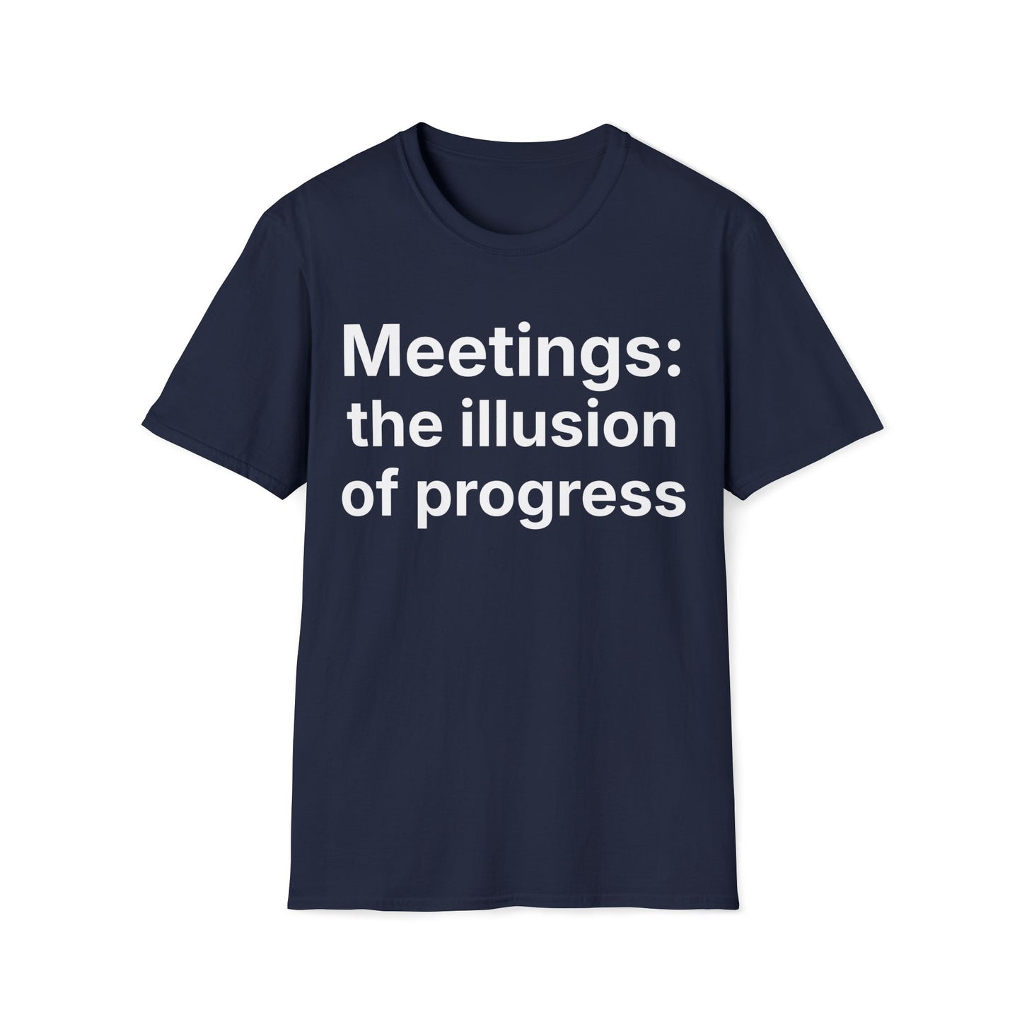 Meetings: the illusion of progress. Dry office humor