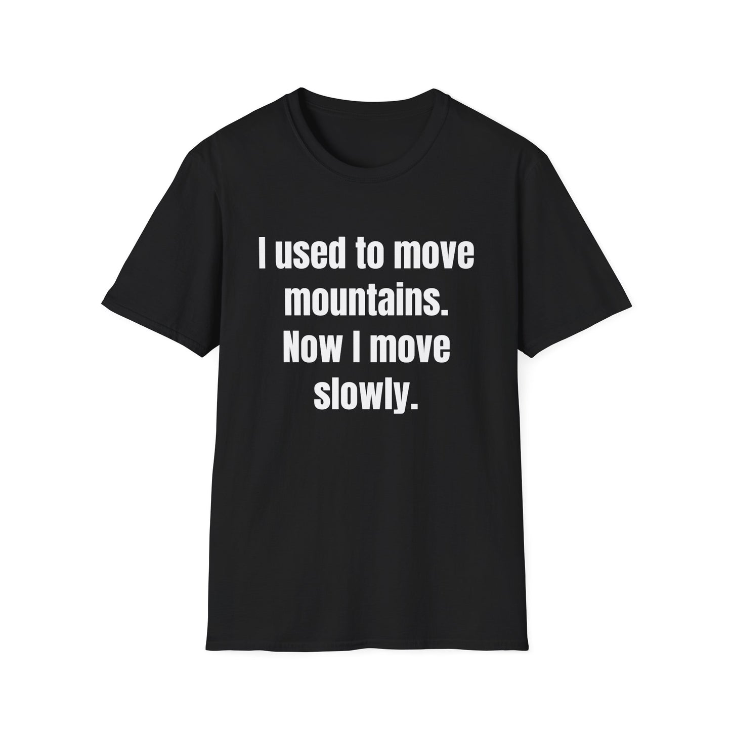 I used to move mountains. Now I move slowly. Tired but Functioning.