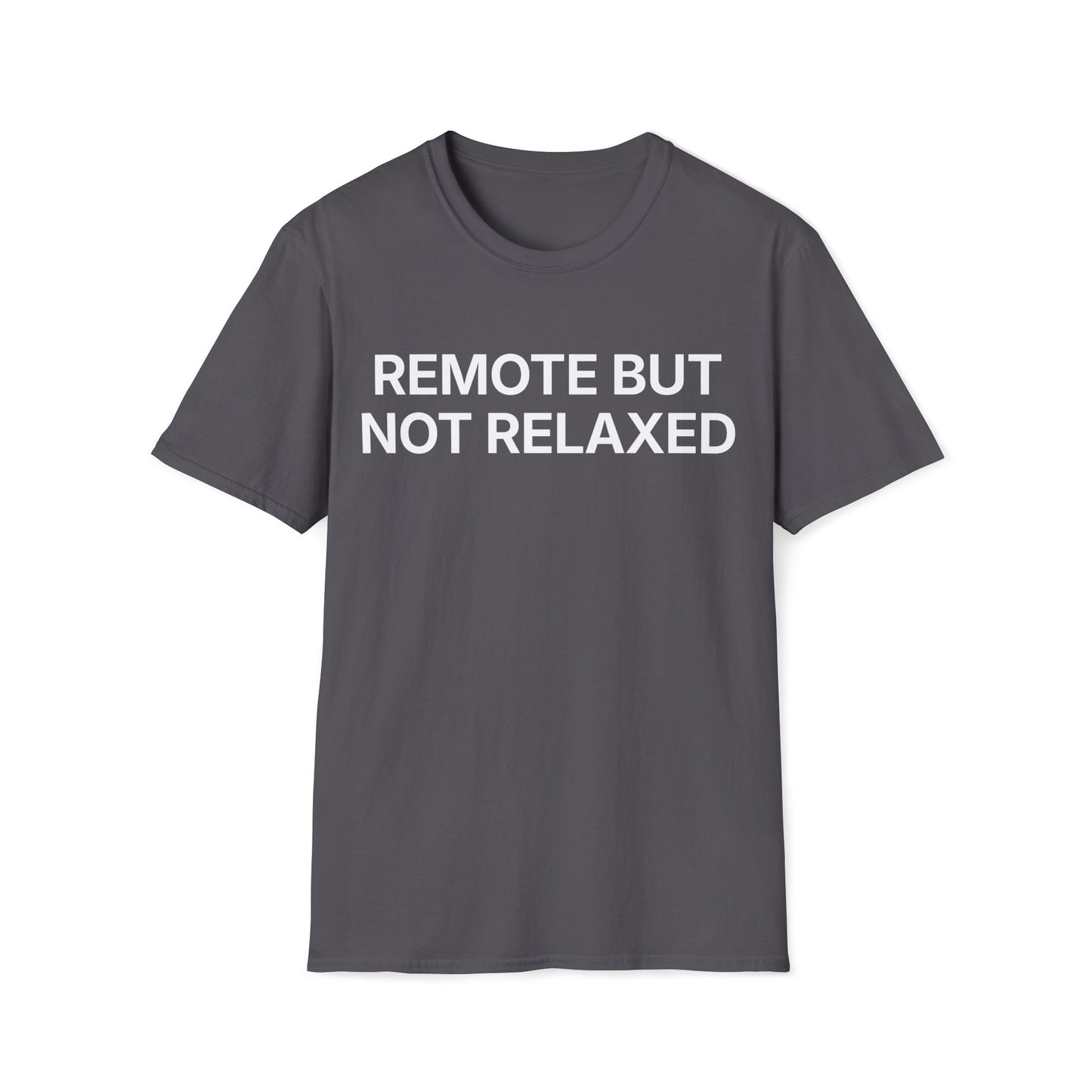 Remote but not relaxed.  Calmly holding it together