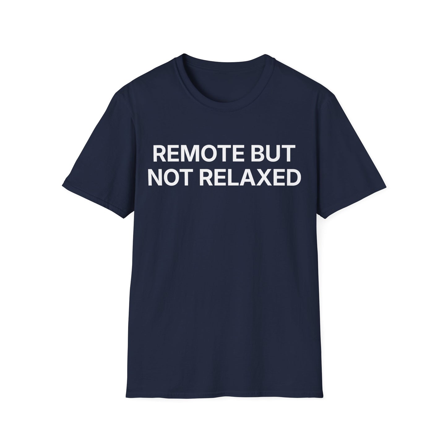 Remote but not relaxed.  Calmly holding it together