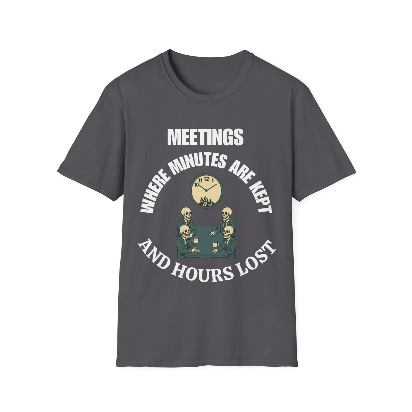 Meetings where minutes are kept and hours lost.
